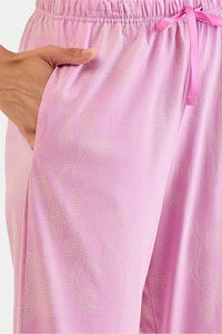 Sweet Dreams Printed Pyjama  Set - Dusty Rose — thumbnail 7